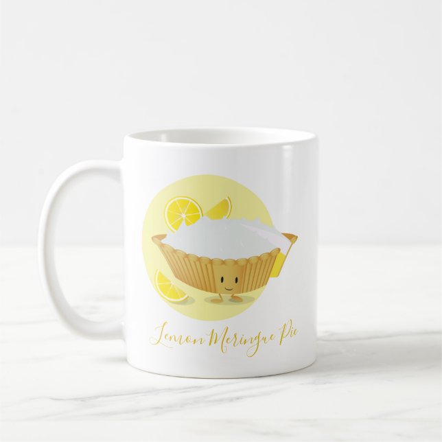 Mug Caricature Citron jaune citron meringue Personnage (Gauche)