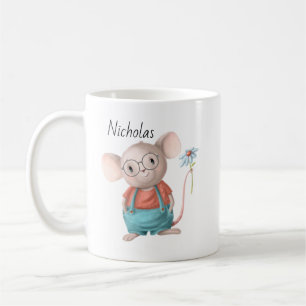 Mug Caricature d'animal mignon de souris
