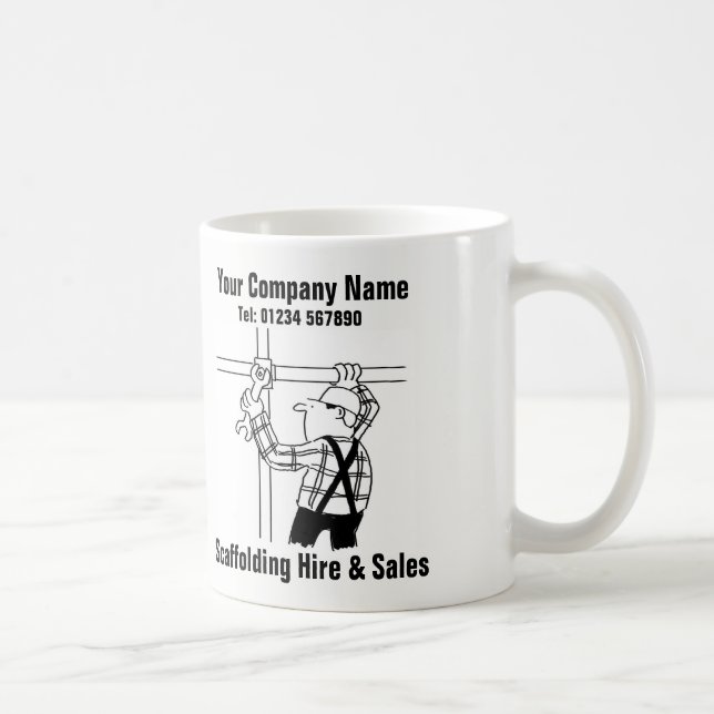 Mug Caricature de vente et location d'échafaudage (Droite)