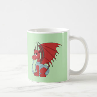 Mug Caricature Dragon Rouge