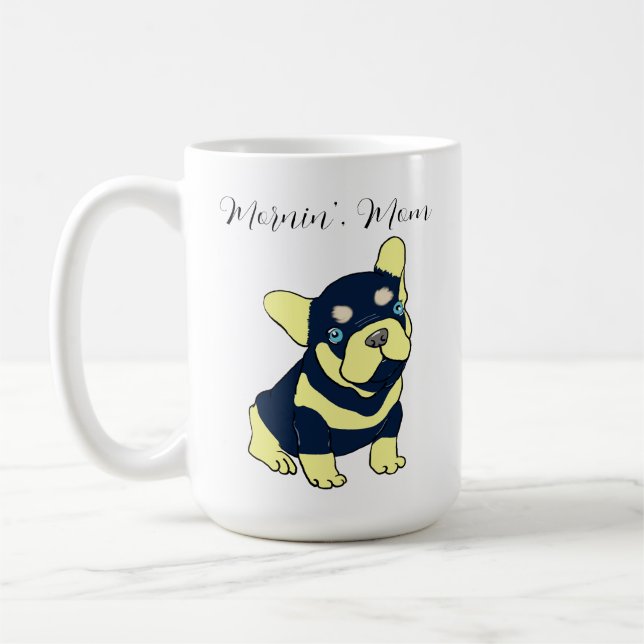 Mug Caricature française de chiot (Gauche)