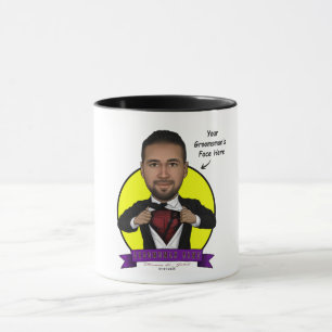 Mug Caricature Groomsman/Deadpool