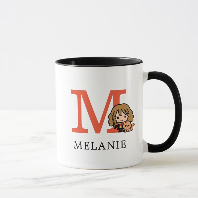 Mug Caricature Hermione et Crookshanks (Droite)