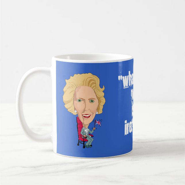 Mug Caricature historique les Anglais de P.M. Margaret (Gauche)