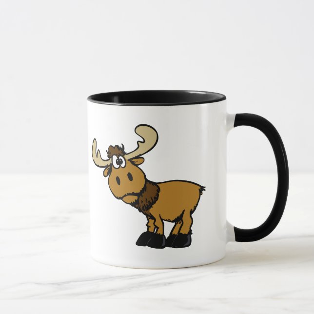 Mug Caricature Oie curieuse| choisir la couleur arrièr (Droite)
