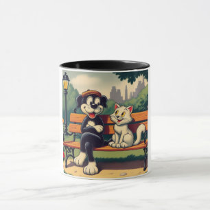 Mug Caricature vintage pour chien/chat