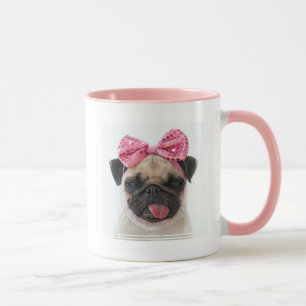 Mug Carlin à cou rose