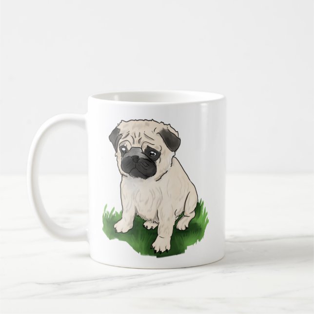 Mug Carlin assis mignon (Gauche)