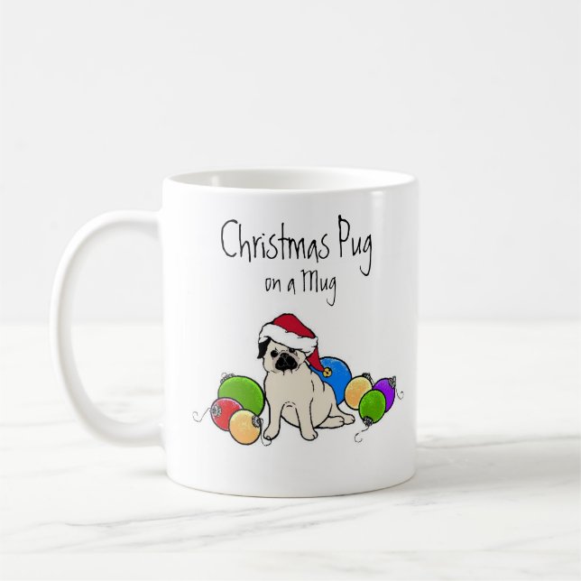 Mug carlin de Noël (Gauche)