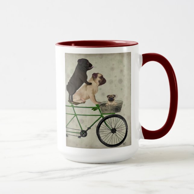 Mug Carlins à vélo (Droite)
