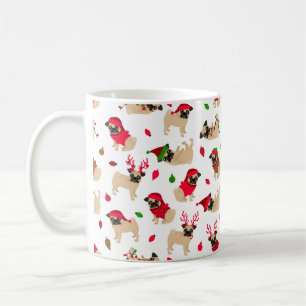 Mug Carlins de Noël blanc