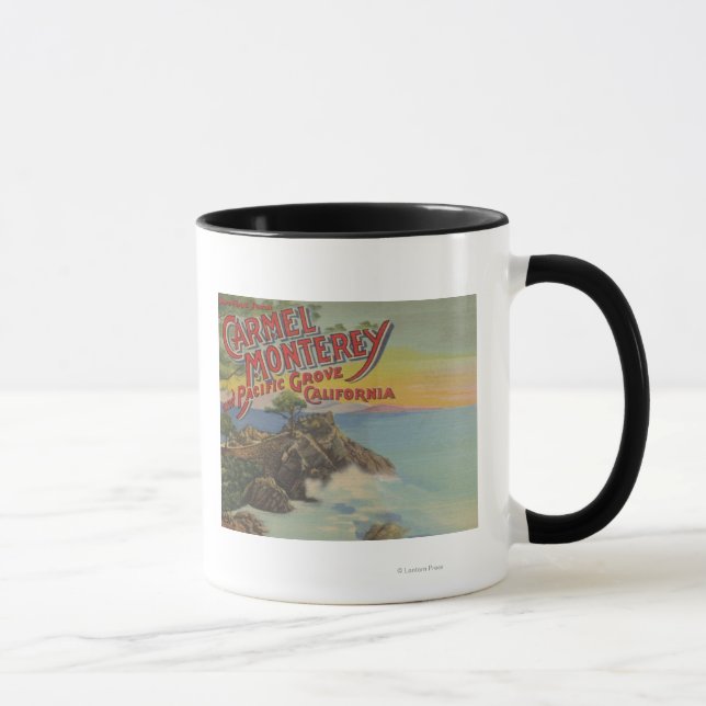 Mug Carmel, Monterey & Pacific Grove, CA - Bienvenue (Droite)