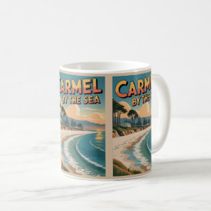 Mug Carmel par la mer plage de la côte pacifique calif