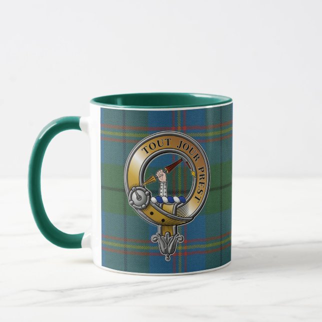 Mug Carmichael Tartan & Badge (Gauche)