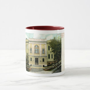 Mug Carnegie Library, Yonkers, NY 1906 Vintage