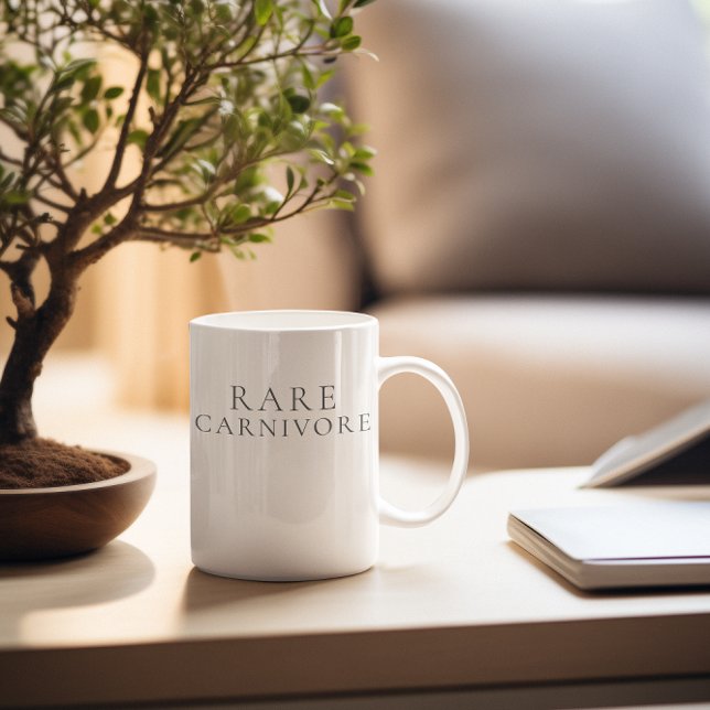 Mug Carnivore Minimaliste Rare (Créateur téléchargé)