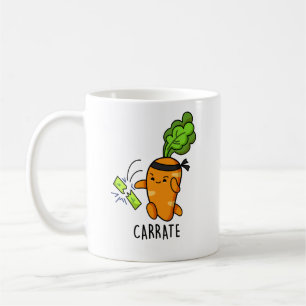 Mug Carotte drôle Carotte Karate Pun
