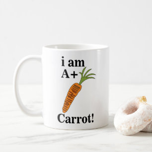 Mug Carotte je suis une carotte drôle A+