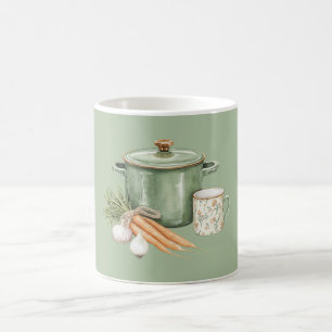 Mug Carottes de pot vert 