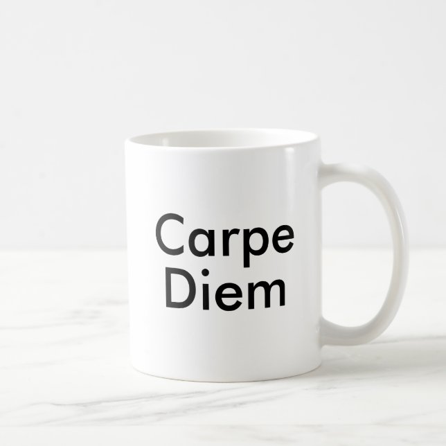 Mug Carpe Diem latin quote (Droite)