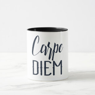 Mug Carpe Diem Saisir Le Jour Type Noir