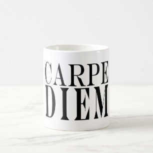 Mug Carpe Diem saisissent le bonheur latin de citation