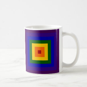 Mug Carré arc-en-ciel