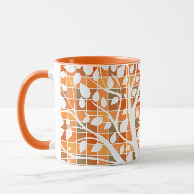 Mug Carré et feuille (Gauche)
