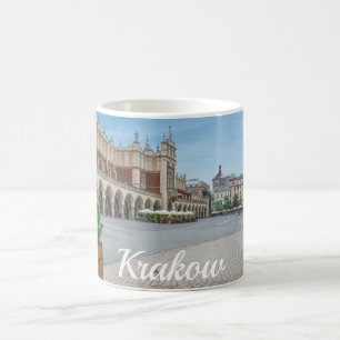 Mug Carré principal dans la vieille ville de Cracovie,