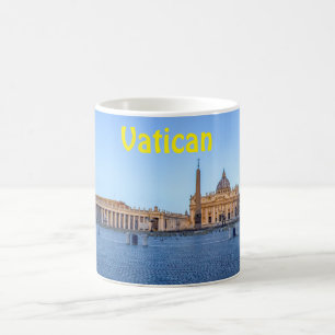 Mug Carré Saint-Pierre en Cité du Vatican - Rome, Ital