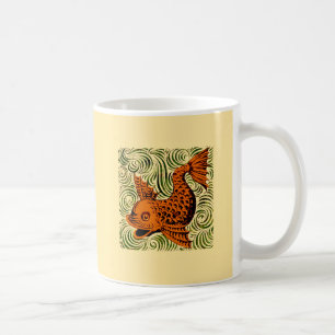 Mug Carreau Antique Poisson Art Ancien De Morgan