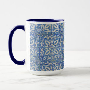 Mug Carreaux portugais Vintage Azulejos Bleu Blanc