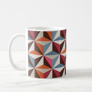 Mug Carreaux triangulaires colorés : Mosaïque Vintage
