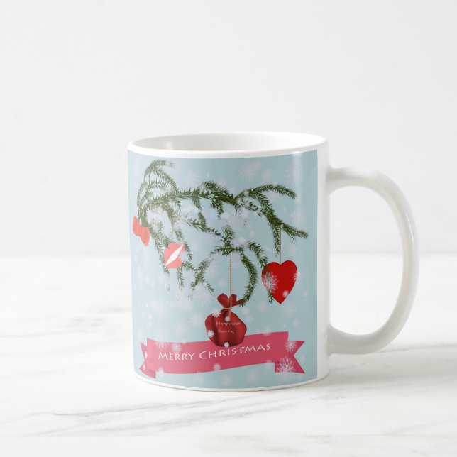 Mug Carrelage en céramique de Noël (Droite)