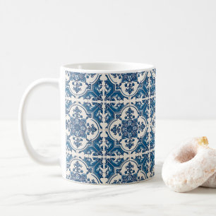 Mug Carrelage méditerranéen, Portugais, Azulejo, Majol