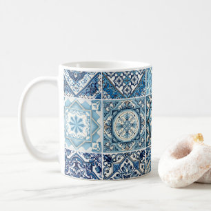 Mug Carrelage méditerranéen, Portugais, Azulejo, Majol