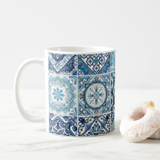 Mug Carrelage méditerranéen, Portugais, Azulejo, Majol