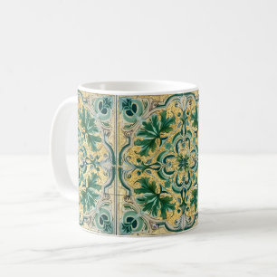 Mug Carrelage Talavera Azulejo Tan Vert