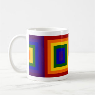 Mug Carrés arc-en-ciel