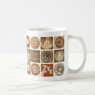Mug Carrés d'art de Latte