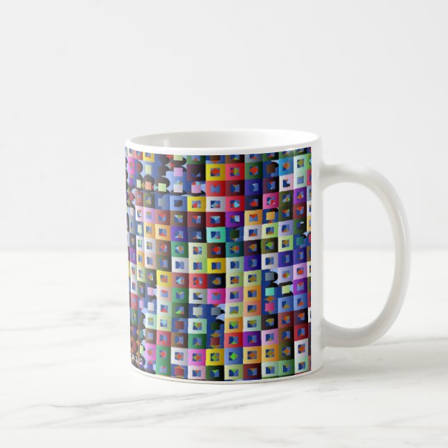 Mug Carrés occupés (Droite)