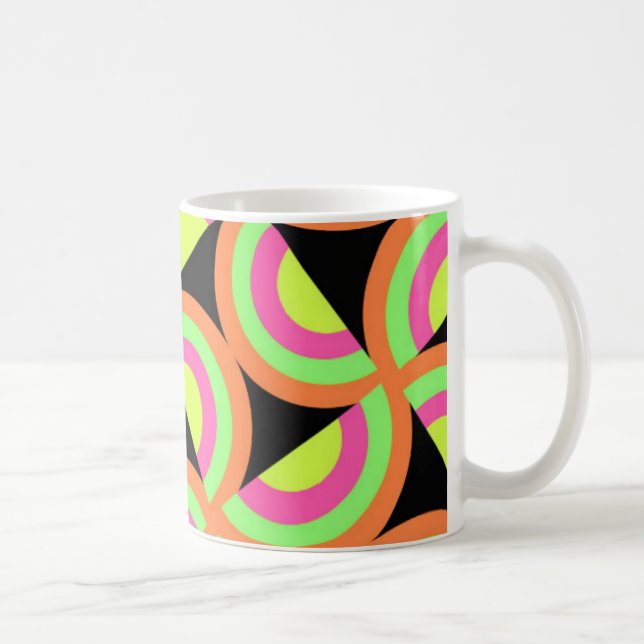 Mug Carrés psychédéliques (Droite)
