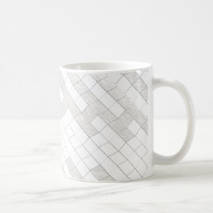 Mug carrés zigzag en gris...