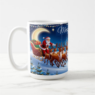 Mug Carrousel du Père Noël avec rennes