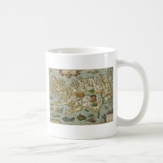 Mug Carte 1590 de l'Islande