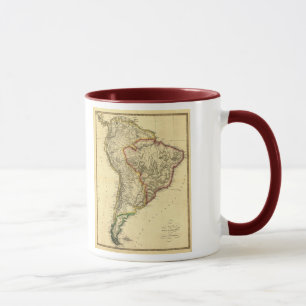 Mug Carte 1817 de l'Amérique du Sud