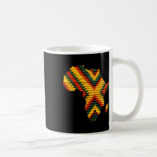 Mug Carte africaine motif d'art Kente hommes femmes hi