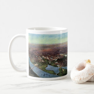 Mug Carte ancienne de Washington DC et de la rivière P