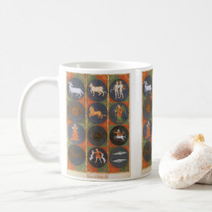 Mug Carte céleste vintage, carte astrologique du zodia