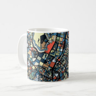 Mug Carte colorée de Tokyo
